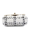 Secondhand Chanel CC Mini Raffia Effect Tweed Flap