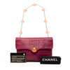 Chanel CC Choco Bar Lambskin Beaded Chain Flap Secondhand