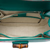 Gucci Medium Calfskin Blooms Bamboo Top Handle Bag Secondhand