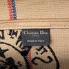 Dior Mini Embroidered Jute Canvas Union Saddle Bag Secondhand