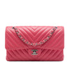 Secondhand Chanel Medium Classic Chevron Lambskin Double Flap