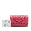 Secondhand Chanel Medium Classic Chevron Lambskin Double Flap