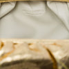 Bottega Veneta Metallic Crinkled Lambskin The Mini Pouch Crossbody Secondhand