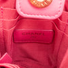 Chanel Tweed and PVC Phone Clutch with Chain Secondhand