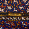 Hermès Chasse en Inde Pleated Silk Scarf 140 Secondhand