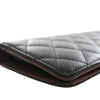 Chanel CC Quilted Caviar Yen Bifold Long Wallet Secondhand