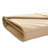 Saint Laurent Grain De Poudre Chevron Classic Cassandre Chain Wallet Secondhand