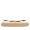 Saint Laurent Grain De Poudre Chevron Classic Cassandre Chain Wallet Secondhand