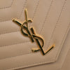 Saint Laurent Grain De Poudre Chevron Classic Cassandre Chain Wallet Secondhand
