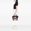 Celine Micro Tricolor Canvas and Leather Luggage Tote Secondhand