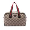 Gucci GG Canvas Web Duffle Bag Secondhand