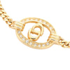 Secondhand Dior Gold Plated CD Strass Bracelet