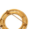 Chanel CC Gold Plated Five Charm Ring Brooch Secondhand