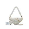 Prada Mini Shearling Triangle Satchel Secondhand