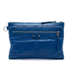 Balenciaga Lambskin Motocross Classic Clip M Clutch Secondhand