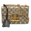 Secondhand Gucci Small GG Supreme Bee Padlock Crossbody