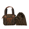 Fendi Zucca Canvas FF Handbag Secondhand