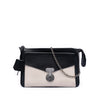 Celine Bicolor Leather Pocket Envelope Zip Crossbody Secondhand