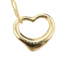 Tiffany 18K Yellow Gold Small Elsa Peretti Open Heart Pendant Necklace Secondhand