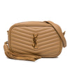 Saint Laurent Mini Chevron Grain de Poudre Monogram Lou Camera Bag Secondhand