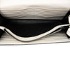 Saint Laurent Bicolor Grain De Poudre Chevron Classic Cassandre Chain Wallet Secondhand