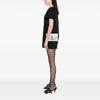 Saint Laurent Bicolor Grain De Poudre Chevron Classic Cassandre Chain Wallet Secondhand