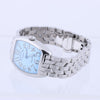 Franck Muller Tonneau Curvex 722 SS QZ Blue-Face Watch Secondhand