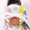 FRANCK MULLER x NEW BALANCE Leather Sneakers in Multicolor MS327FMB, Size 44.5 EU Secondhand
