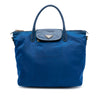 Prada Saffiano Trimmed Tessuto Satchel Secondhand