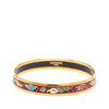 Secondhand Hermès Narrow Shells Enamel Bangle 70