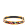Secondhand Hermès Narrow Shells Enamel Bangle 70