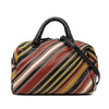 Bottega Veneta Nappa Diagonal Stripe Boston Bag Secondhand