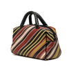 Bottega Veneta Nappa Diagonal Stripe Boston Bag Secondhand