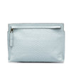LOEWE Embossed Anagram Leather Repeat T Clutch Secondhand