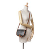 Celine Medium Triomphe Coated Canvas Folco Crossbody Secondhand