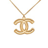 Chanel CC Gold Plated Pendant Necklace Secondhand