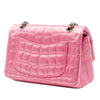 Chanel Coco Croc Quilted Satin Reissue 2.55 Double Flap 224 Secondhand