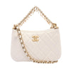 Chanel CC Quilted Lambskin Chain Hobo Secondhand