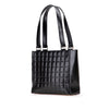 Chanel CC Choco Bar Lambskin Tote Secondhand