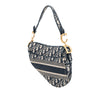 Dior Oblique Embroidered Canvas Saddle Bag Secondhand