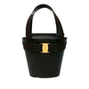 Ferragamo Leather Vara Bow Top Handle Bucket Bag Secondhand