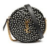 Saint Laurent Chevron Calfskin Round Vinyle Polka Dot Crossbody Secondhand