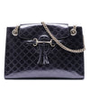 Gucci Large Guccissima Patent Emily Shoulder Bag Secondhand
