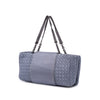 Secondhand Bottega Veneta Canvas Intrecciato Buckle Flap Handbag