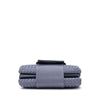 Secondhand Bottega Veneta Canvas Intrecciato Buckle Flap Handbag