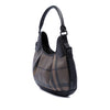 Secondhand Burberry Smoke Check Coated Canvas Brooklyn Hobo