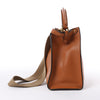 Fendi Peek-a-boo X-light Leather 2 Way Shoulder Bag in Brown Secondhand