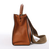 Fendi Peek-a-boo X-light Leather 2 Way Shoulder Bag in Brown Secondhand