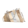 FENDI First Leather x Suede Shoulder bag in Beige 8BP129 Secondhand
