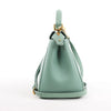 Fendi Peekaboo Mini Leather 2Way Handbag in Green 8BN244 Secondhand
